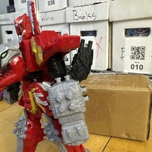 Mighty Morphin Power Rangers Super Dino Megazord 12 Inch Used Incomplete 2