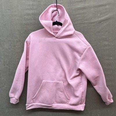 SHEIN Hoodie Youth 13Y Pink Faith Over Fear Psalm 56 3 Christian Graphic Fleece