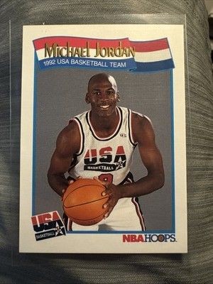 Michael Jordan Nba HOOPS USA Basketball Card 1