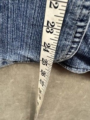 Comfort Denim Vest Womens 2XL Blue Jean Button Down Sleeveless Western Pockets 3