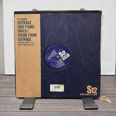Rage Piano 12" Black Vinyl Maxi Single S12 Deep House That Piano Track Record