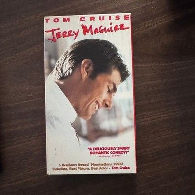 Jerry Maguire VHS Movie Tom Cruise Cuba Gooding Jr 1996 Film