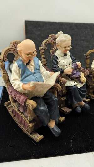 Victoria Collection Joanna John Figurines Set 5 Used 8 Inch 5 Inch 5