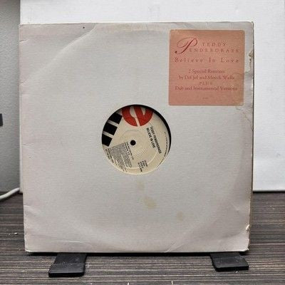 Teddy Pendergrass Believe In Love 12" Vinyl Maxi Single Elektra R&B Soul
