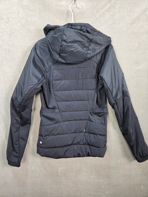 Lululemon Goose Down Jacket Black Size 12 Very Good 3