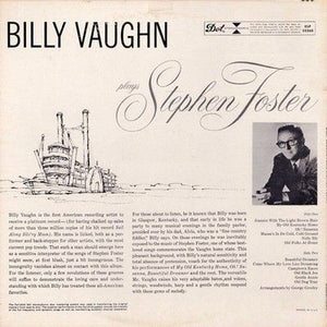 Billy Vaughn Plays Stephen Foster Vinyl LP Record Used 3