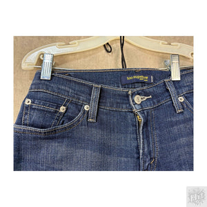 Levi's 524 Straight Women's Jeans Size 5 Dark Wash 4