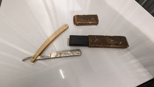 VINTAGE J.A. HENCKELS STRAIGHT RAZOR, TWIN WORKS GERMANY, #30 GRAEF SCHMIDT #RZ5 3
