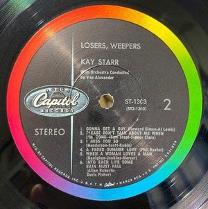 Kay Starr Losers Weepers Vinyl LP Record Used 3