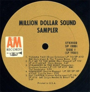 Various Artists Million Dollar Sound Sampler Vinyl LP Used 3