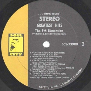 The 5th Dimension Greatest Hits Vinyl LP Record 3