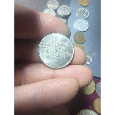 Cincinnati Time and Parking Control Coin Token New Jersey & Delaware