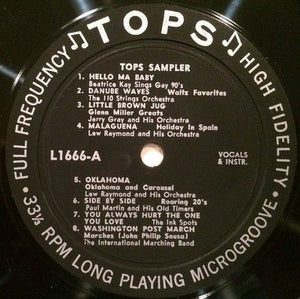 Various Tops Sampler Vinyl LP Record 1