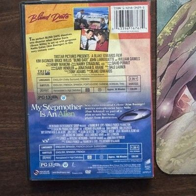 Blind Date My Stepmother Is An Alien  DVD Kim Basinger Bruce Willis Dan Aykroyd