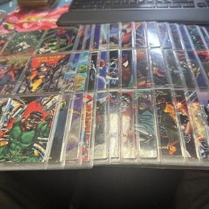 1994 Flair MARVEL UNIVERSE Complete Card Set 1-150 & 18 Card POWER BLAST 5