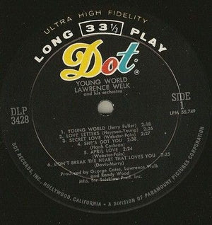 Lawrence Welk Young World Vinyl LP Record Used 3