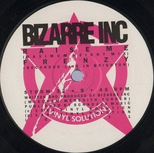 Bizarre Inc Such A Feeling 12 Inch Vinyl Record Used Dance Music 3