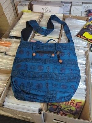 Tribe Azure Hobo Shoulder Bag Boho Striped Tote New Without Tags