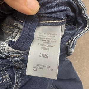Levis Boyfriend Jeans Girls 8 Regular Blue Stretch Denim Skinny Fit Youth Pants 3