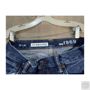 Gap Jeans Women Straight Fit Blue Medium Wash Size 28 x 30 Pre-Owned 2