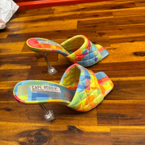 New Multi-Color Clear Heels 5