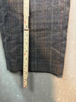 ZAC & RACHEL Women Dress Pants Plaid Brown Black White Red Blue Size 16 Good Con 5