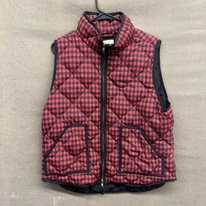 J Crew Factory Quilted Down Puffer Vest Black Cape Gingham XL Pre-Owned Excellen 4