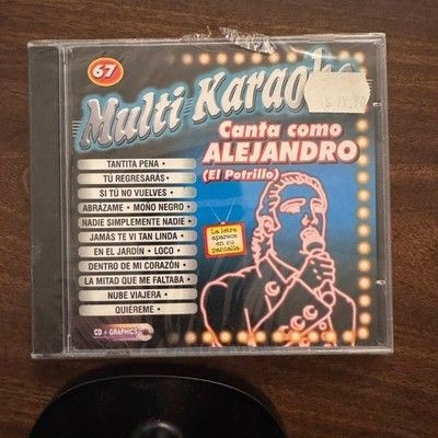 Multi Karaoke 67 Canta Como Alejandro El Potrillo CD Very Good Condition Sealed