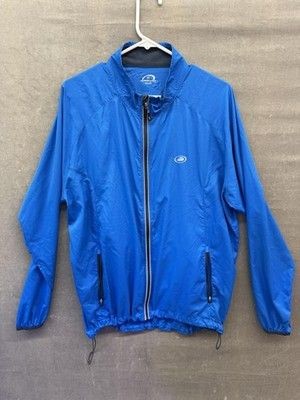 Performance Jacket Mens XL Windbreaker Full Zip Cycling Reflective Pockets 3