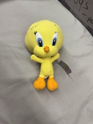 Nanco Looney Tunes Tweety Bird Baby Stuffed Raised Arm Plush Vintage 10” Warner 2