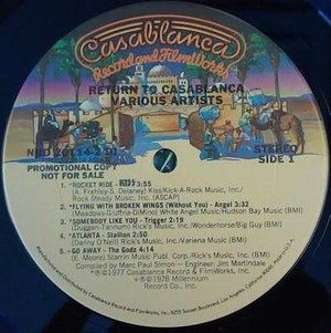 Various Return To Casablanca Vinyl LP Record 5