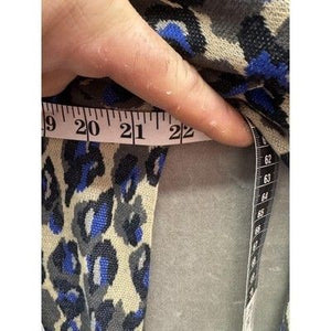 Haute Hippie Sweater Womens Medium Leopard Print Animal Knit Pullover Luxe 3
