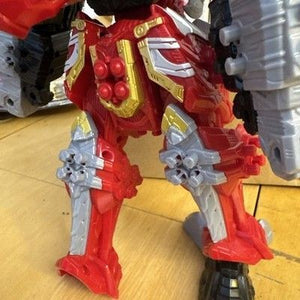 Mighty Morphin Power Rangers Super Dino Megazord 12 Inch Used Incomplete 5