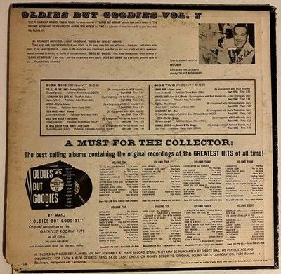 Various Oldies But Goodies Vol. 7 Vinyl LP Record