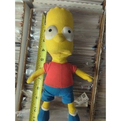 20th Century Fox Simpsons Bart Simpson Plush Doll 10 Inch Used Stuffed Toy