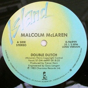 Malcolm McLaren Double Dutch 12 Inch Vinyl Record Used Hip Hop 4