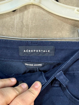 Aero High Rise Jeggings Women's Dark Blue Size 2 Regular 2
