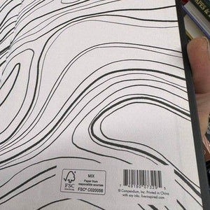 Compendium Everywhere You Go Guided Travel Journal Black Hardcover Notebook 4