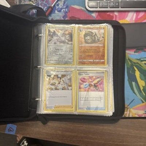 Pokemon Jigglypuff Sylveon Fairy TCG Card Zip 3 Ring Binder 4 Pockets 55 Pages 4