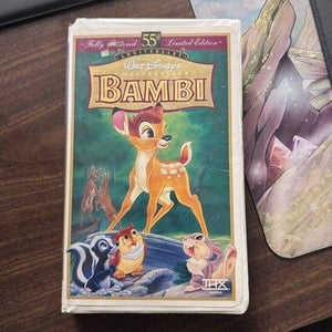 Walt Disney Bambi 55th Anniversary Fully Restored VHS Tape Very Good Condition 1