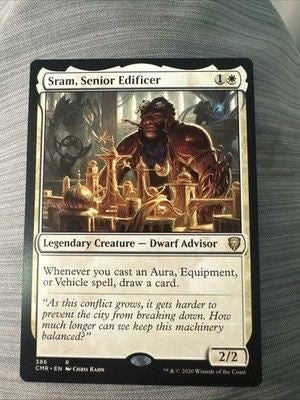 Sram, Senior Edificer Commander Legends MTG Regular Near Mint 4