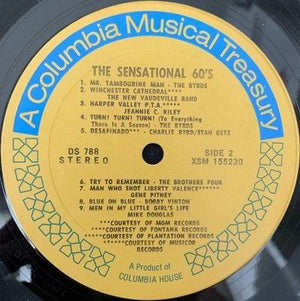 Various Artists The Sensational 60s 12 Inch Vinyl LP Box Set Used 3