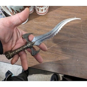 VINTAGE REALISTIC WEIGHTED MINI DAGGERS ~9” & ~11" LONG DRAGON THEMED SHARP!! 3