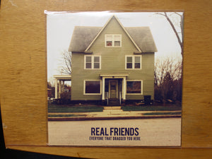 REAL FRIENDS EVERYONE THAT DRAGGED YOU HERE LP BLACK NUMBERS BN-040 2013 1