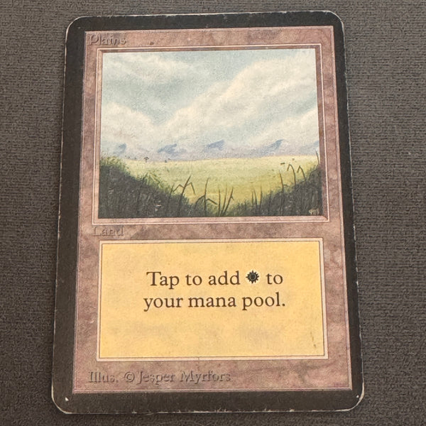Plains (B) Limited Edition Beta 289 MTG Magic The Gathering MP