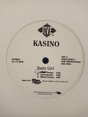 Kasino Nasty Girl / Men Of Respect 12" Vinyl Record 2
