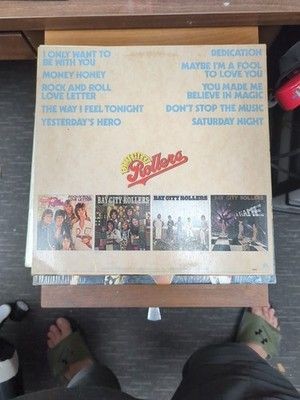 Bay City Rollers Greatest Hits Vinyl Record LP Arista AB 4158 1977 EX 2