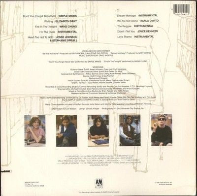 Various The Breakfast Club Vinyl Record