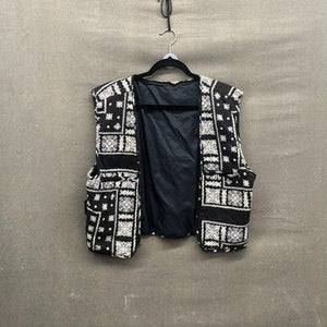 VTG Reversible Open Road Paisley Bandana Thinsulate Vest Men's L 4