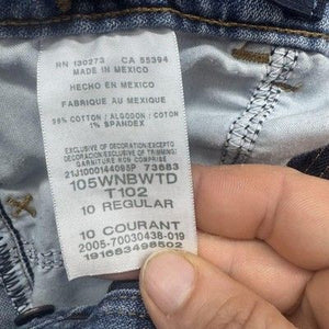 Wrangler Jeans Boys 10 Regular Blue Classic Fit Stretch Denim Adjustable Waist 3